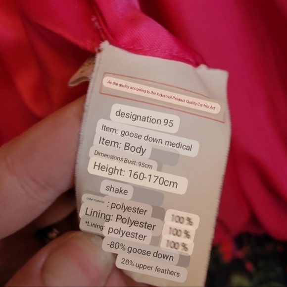 Vintage paisley print down filled puffer jacket - Picture 12 of 16